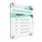 Preview: Tuerschild VITRUM P Glasschild fuer Buero 300 300 mm